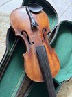 Antique Rare Johann Baptist Schweitzer Violin Hieronymi Amati Pestini 1813