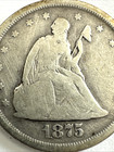 1875-s Twenty Cent Piece Silver Coin