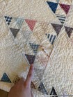 Vintage Antique 19th Century    birds In The Air    Hand Stitched Quilt Queen 69x79