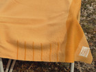 Hudson s Bay 6 Point Blanket Gold Wool Stripe Gold Label Vintage 100 X 94