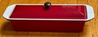 Matfer Bourgeat 071076 Red Enameled Cast Iron 1 25 Qt  Terrine - Used 