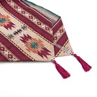 Canyon Sky 5-piece Sedona Tapestry Placemat And Table Runner Set In Burgundy
