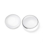 200pcs Transparent Clear Glass Cabochons 15 516mm Flat Back Half Round Dome Tile