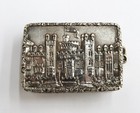 Nathaniel Mills Birmingham Engraved Vinaigrette Box Of Windsor Castle 1839
