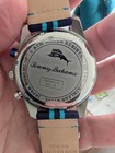 Tommy Bahama Men s Chronograph Quartz Watch Blue Leather Band 5 Atm