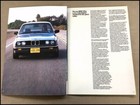 1985 Bmw 318i 325e E30 30-page Original Car Sales Brochure Catalog
