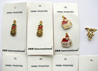 Christmas Buttons Religious Manger Star Of Bethlehem Church Violin Vintage Jhb  