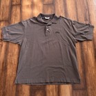 Vintage Bear Stearns Polo Shirt Men   s Xl Brown Great Financial Crisis Lehman