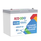 Redodo 12v 100ah Group 24 Lithium Battery 100a Bms For Rv Boat - Good Condition