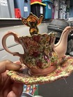 Rare Royal Albert Old Country Roses Small Chintz Cats Mini Teapot