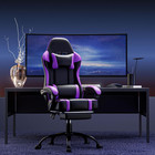 Gaming Chair  Computer Chair With Footrest And Lumbar Support  Ergonomic Video G