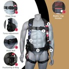 Afp Fall Protection Full-body Safety Harness Premium American Flag Bad Boy New