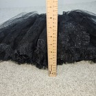 Disney Girls Black Tulle Tutu Skirt Sparkle Costume Size 7 8 See Description