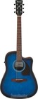 Ibanez Pf50ce Acoustic-electric Guitar - Open-pore Trans Blue Sunburst