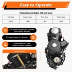 125cc 4stroke Atv Engine Motor Semi-auto W  Reverse Electric Start Fit Go Karts