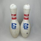 Vintage 1970s Brunswick Max Bowling Pin Permit No  334 Made In Usa Set Of 2