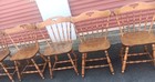 Mcm S bent   Bros Colonial Revival Solid Maple Dinning Chairs Sold Individually 
