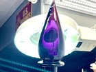 Vintage Empoli Italy Glass Purple amethyst Stopper Only Genie Bottle Decanter