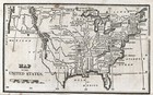 1830 Nathan Hale Map United States Texas Missouri Florida New York Virginia Dc