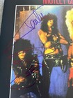 Motley Crue Signed Autograph Album Lp Record Vinyl By Lee  Sixx  Neil   Mars Coa