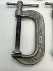 Vintage C-clamp Lot Of 7 Adjustable Usa  1410   1422   1430 Pony Clamps