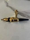 Micro Matic Nitro   Stout Beer Faucet  304 Sstl Polished Gold Plated  Brand New 