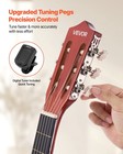 Vevor Classical Guitar 38 In Guitar Beginner Starter Kit Nylon Strings Sunburst