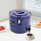 5 3gallon Beverage Cooler Water Jug Drink Insulated Dispenser 304 Steel Interior