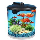 2-gal Aquarium Kit Led Light Power Filter Impact Resistant Ideal Tropical Fish