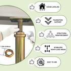 4 Pack House Floor Jacks  11 6 -16  Height Adjustable Jack Post House Jacks