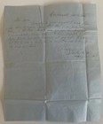 1845 Folded Stampless Letter From Cincinnati Oh To Newtown Pa Hog Prices 