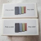 New 2 Pack Collapsible Stainless Steel Drinking Straw Packable Portable Case