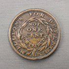 1837 Liberty Millions For Defence Not One Cent For Tribute Hard Times Token Ht46