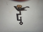 Antique Victorian Metal Sewing Bird Clamp Pin Cushion