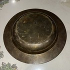 Vintage Heavy Brass Metal Circular Cigar Cigarette Ashtray