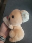 Vintage Russ Berrie Koala Bear Plush Stuffed Animal Toy 1978 Kissin Koala Cream