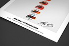 Michael Schumacher Signed Print Photo Poster Ferrari Framed F1 Formula One 1