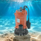 1 Hp 750w Submersible Sump Pump - 5019 Gph  110v For Sewage   Septic Systems New