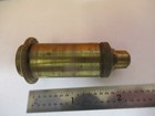 Antique Japan Rare Brass Objective Unknown Microscope Part As Pictured  7b-b-41