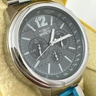 Invicta Aviator 49mm Multi Function Stainless Bracelet Watch Silvertone 28894