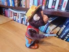 Very Nice 1950 s T n  Nomura  Wind Up  Mechanical Shooting Cowboy Monkey