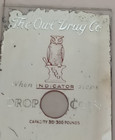 20 s The Owl Drug Company Peerless Weighing Coin Operated Mirror Backplate Rrgs2