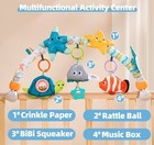 Musical Bassinet Stroller Crib Mobile Toy For Baby 0-6-12 Months  Infant Clip On