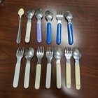 13x Vntg Disney Looney Toons Alladin Little Mermaid Dalmations Child Fork Spoon