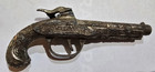 Vintage 1960 s Miniature Toy Hubley Midget Flintlock Pistol Cap Gun W caps   Box