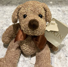 Vtg Dakin Applause Plush Stuffed Terry Critters Tyler Tan Brown Puppy Dog 8  Toy