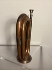 Vintage Copper   Brass Military Style Bugle Horn 12   