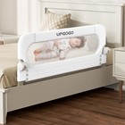 Folding Bed Rail For Toddlers - Safety Guard  43  L X 23 6  H  White Color