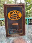 Vintage Rare Large 5 Gal  Metal Dixie Square Motor Oil Can Gas  sign