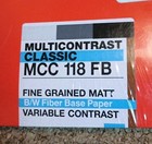 2x 25 Sealed Sheets 8x10 Agfa Mcc 118 Fb Matt - Multicontrast Fiber B w Paper